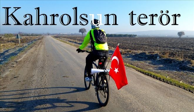 PEDALLAR ŞEHİTLERİMİZ İÇİN DÖNDÜ