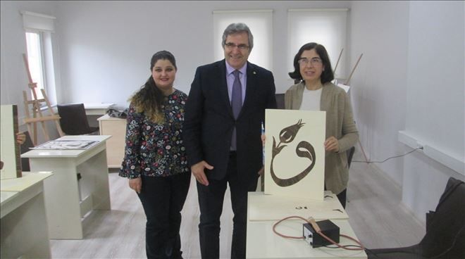 Başkan Mirza, kursları gezdi