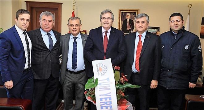 TÜM YEREL SEN BAŞKAN MİRZA ZİYARET ETTİ