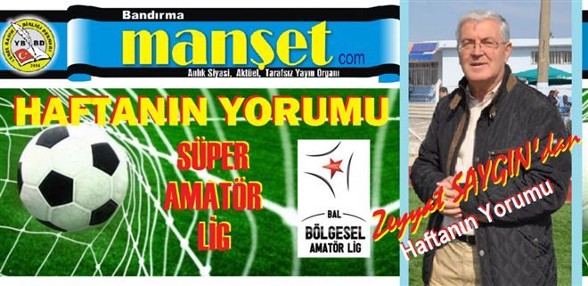 Süper Amatör lig´te bak sen şu işe?