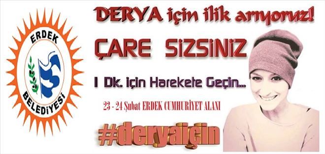 Derya Zeren Erdek´te de kan bağışı yapılacak