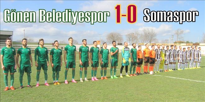 GÖNEN BELEDİYESPOR 1- SOMASPOR  0