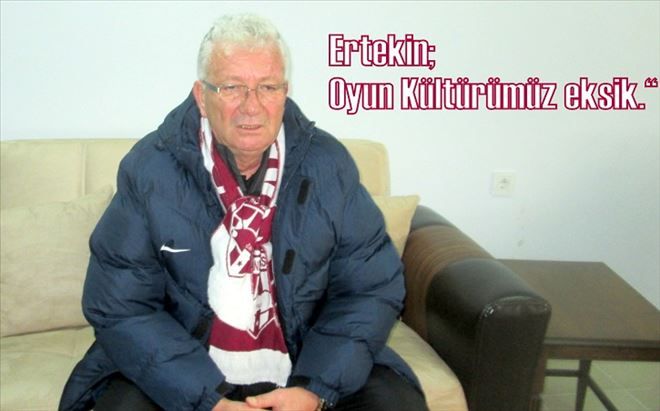 Bandırmaspor Teknik Sorumlusu Ertekin: ?Oyun kültürümüz eksik?