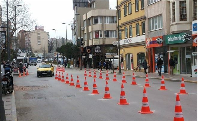  İnönü´de trafik karmaşasına son