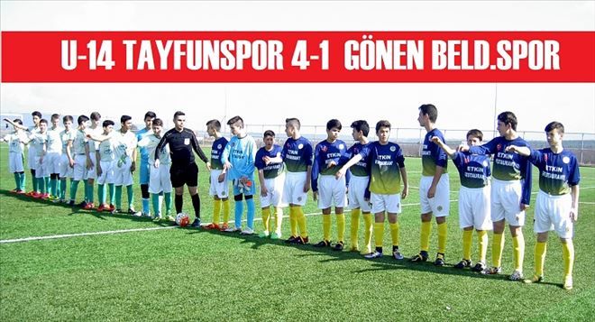 U-14 LİG´DE TAYFUN RAKİP TANIMIYOR.