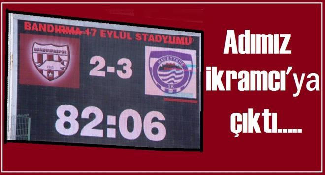 Bandırmaspor: 2-Hacettepe Spor: 3