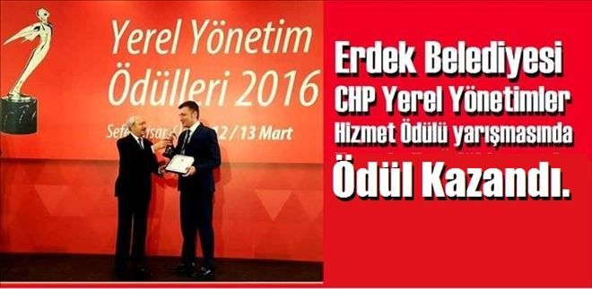 Erdek Belediyesi 5 dalda ödüle layık bulundu.