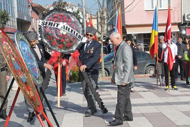 Manyas´ta,  Çanakkale şehitleri anıldı.