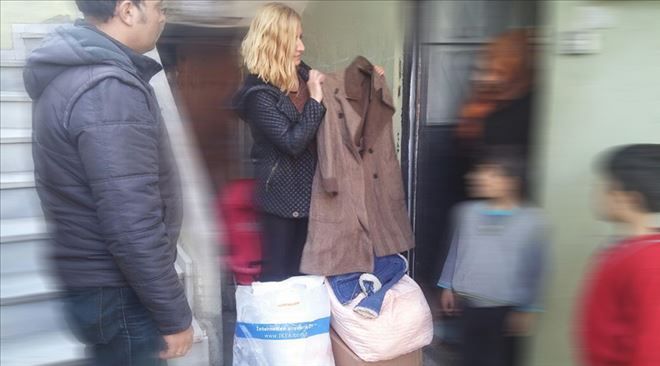 Muhtaçlara kol kanat geriyor.