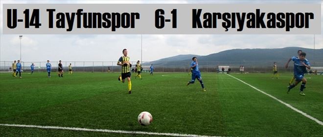 U-14 Tayfun gol oldu, Karşıyaka´ya yağdı.