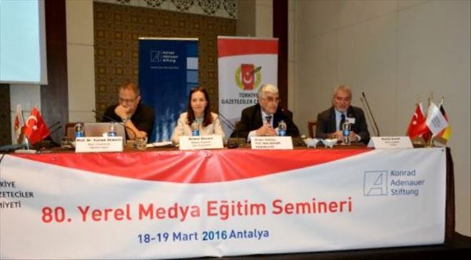 Yerel Gazetecilik Semineri Antalya´da tamamlandı.