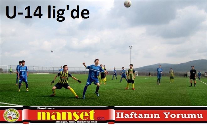  U-14 lig de Bandırma ve Tayfunspor´da Şampiyonluk sevinci