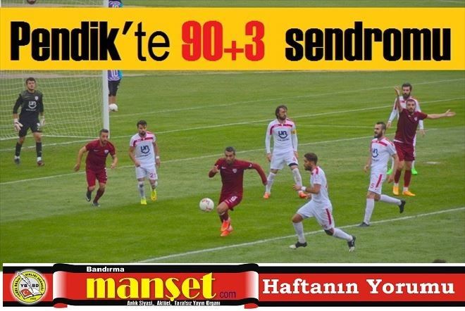 2.lig Beyaz Grup Ban Ban, Pendik´te elindeki puanları kaçırdı.