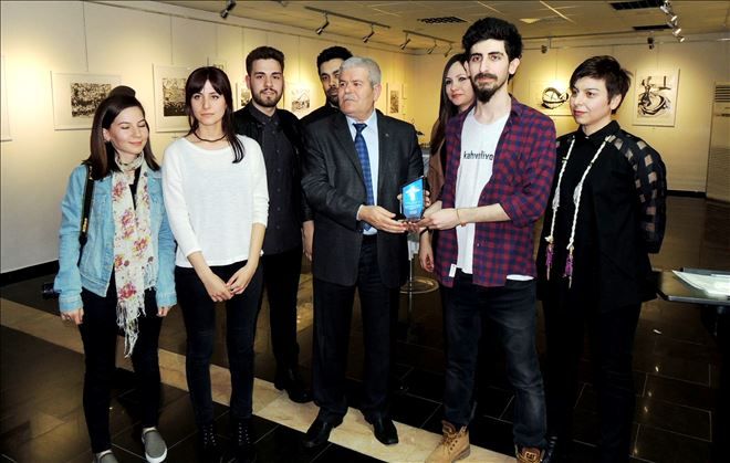 Baskı resim sergisi beğenildi