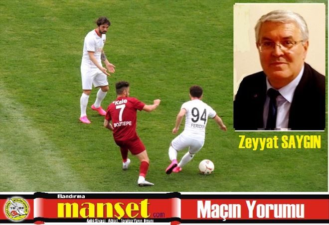 Saygın´dan Maçın Yorumu