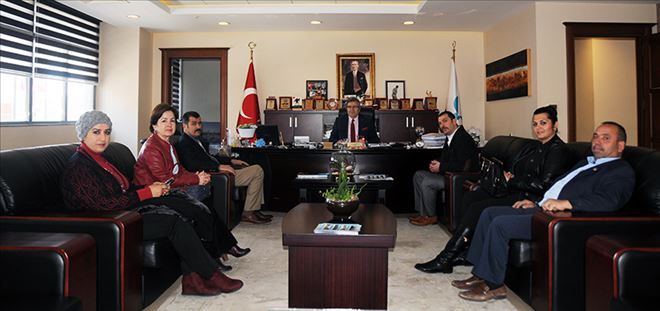 MHP´den, Başkan Mirza´ya ziyaret
