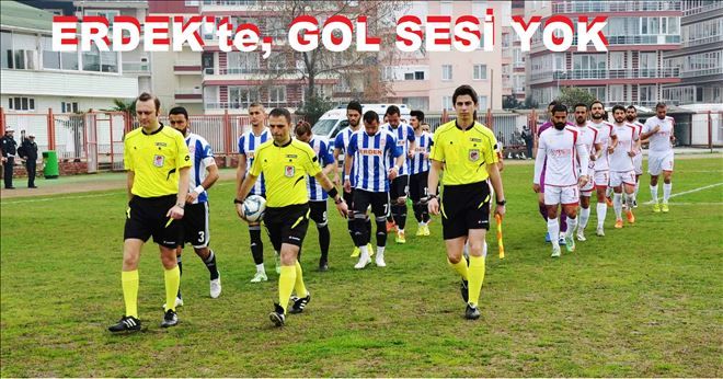 Erdekspor ile Torbalıspor golsüzlüğü bozamadı.