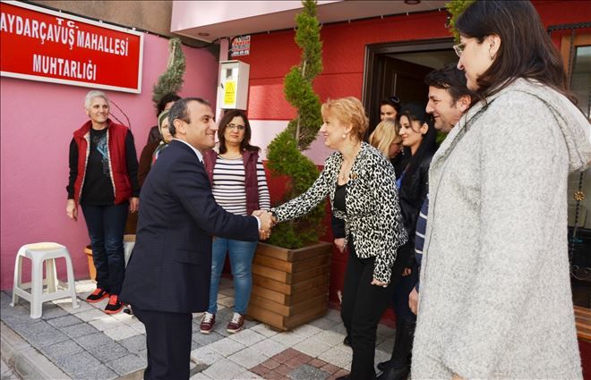 Kaymakam Sonel ile General Çelenk´i ağırladı.