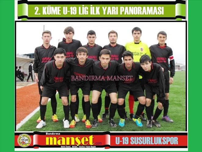 2. KÜME U-19 LİG İLK YARI PANORAMASI