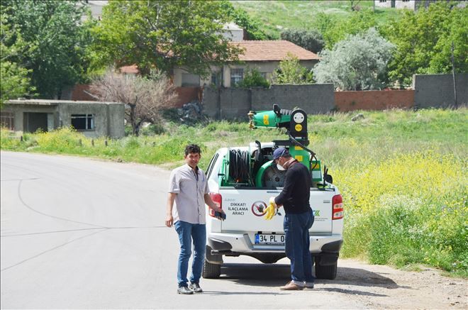 Sulak alanlar ilaçlanıyor