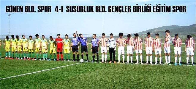 U-16 lig´de Gönen rüzgarı sert esiyor.