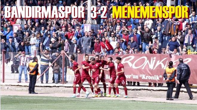 Bandırmaspor, play-off´a adım adım