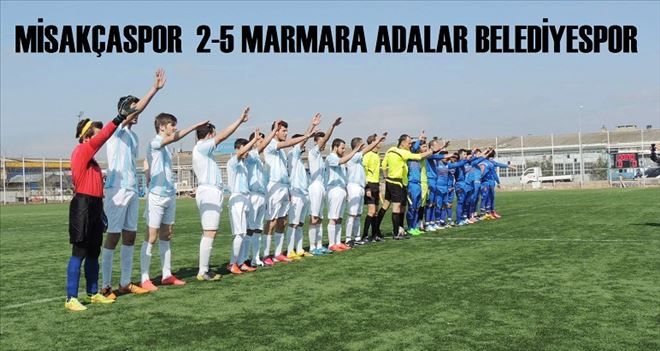 Misakçaspor 2-5 Marmara Adalar Belediyespor