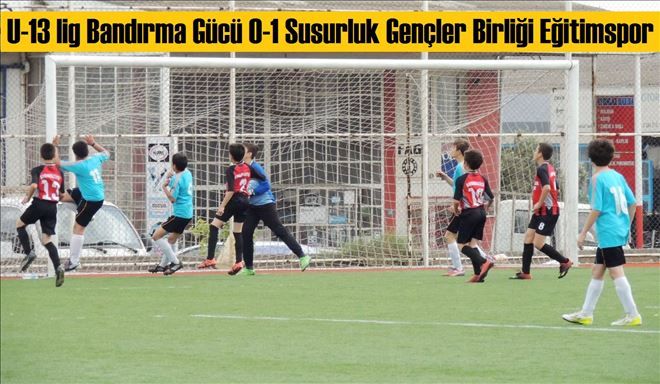 U-13 G.B Eğitimspor´dan Bandırma Gücü´nü son anda vurdu