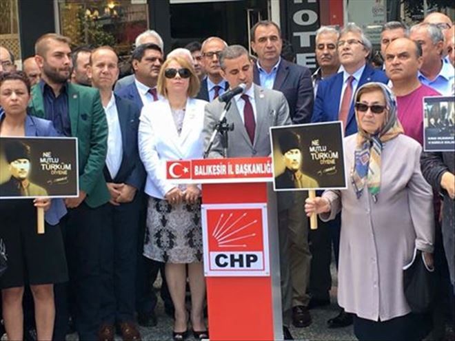 Balıkesir CHP´den Kılıçdaroğlu´na saldırıya kınama