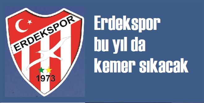 Erdekspor kemer sıkacak