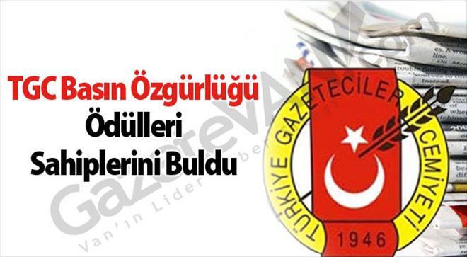 2016 TGC Basın Özgürlüğü Ödülleri açıklandı