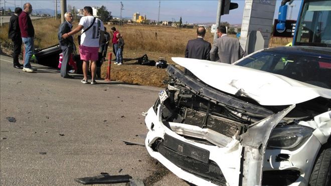 Trafik canavarı bu kez teget geçti.