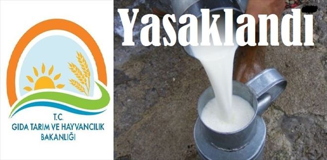 Sokakta süt satışı yasaklandı