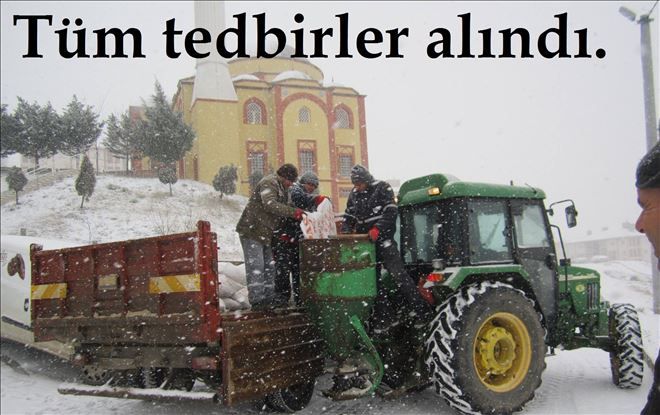 Karla mücadele hazırlıkları tamam