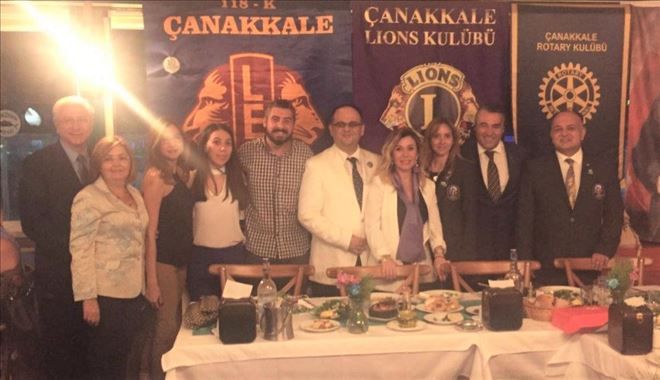 Rotary ve Lions´tan Erdek´te ortak toplantı.