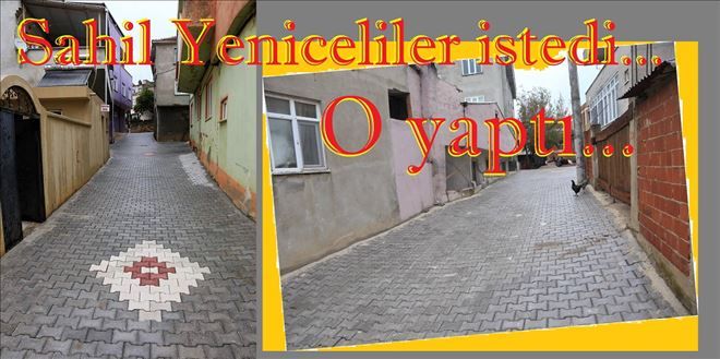 Sahil Yenice´de sokakları hanımlar süpürecek