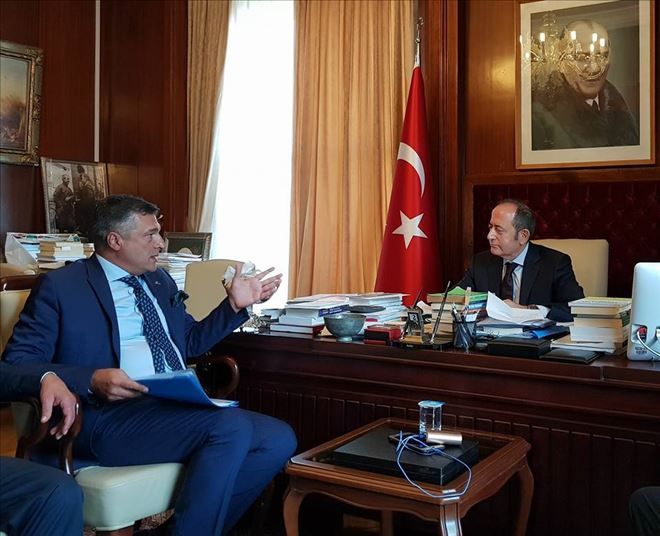 Başkan Sarı Ankara´da