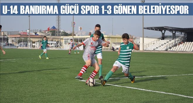 U-14 ligde rövanş Gönen´in