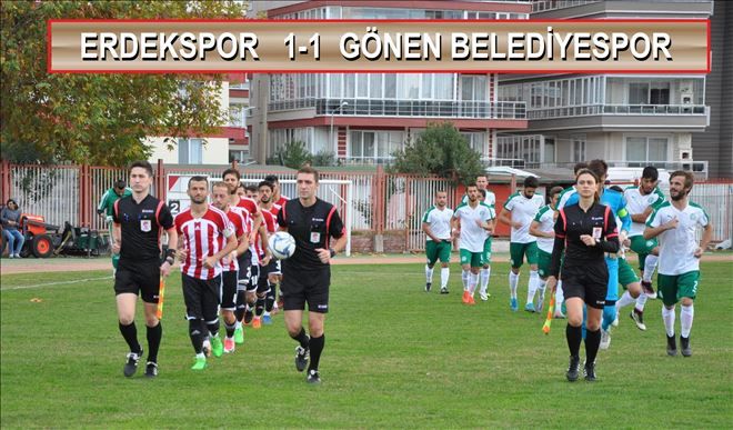  Erdek´te oynanan derbi nefes kesti