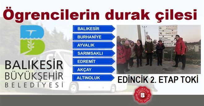 Öğrencilerin durak çilesi