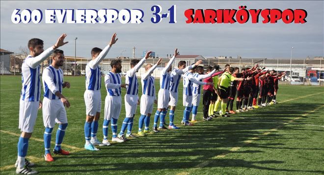 600 Evler penaltılarla 3-1