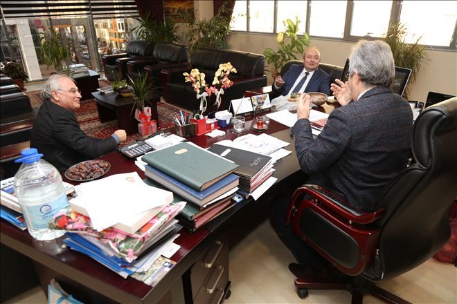 REKTÖR ÖZDEMİR´DEN BAŞKAN MİRZA´YA ZİYARET