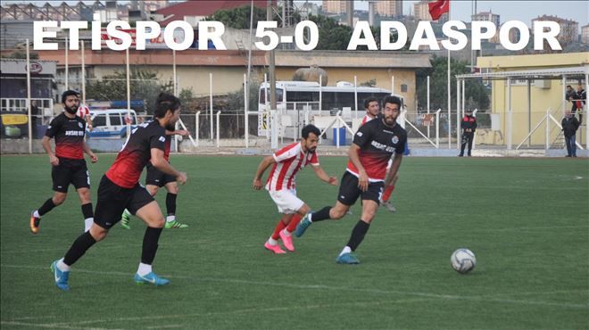 Eti, Adaspor´a beş gol attı.