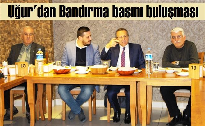 Başkan, A. Edip Uğur Bandırma Basını ile buluştu.