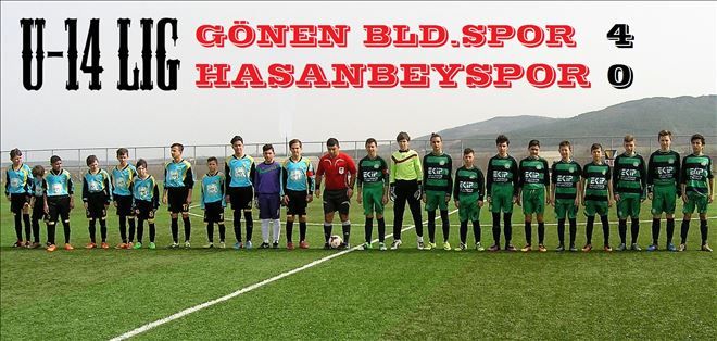 U-14 ligde yeşil beyaz rüzgârı