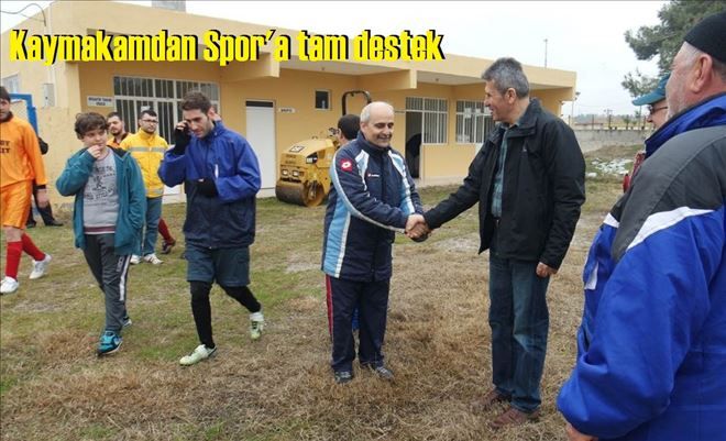 Kaymakam´dan amatör spor´a destek