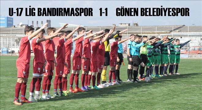 U-17 lig´de Gönen şampiyonluğu garantiledi.