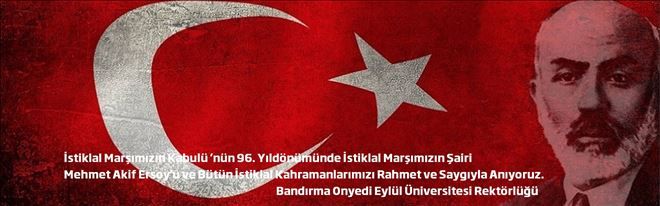 Rektör, Özdemir´den M.Akif Ersoy´u anma