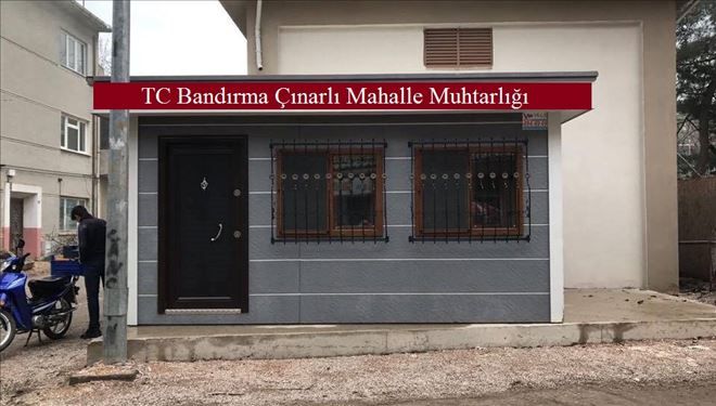 Çınarlı Muhtarlığına yeni bina