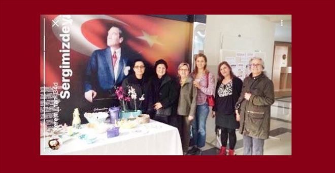 Seramik sergisi açıldı.